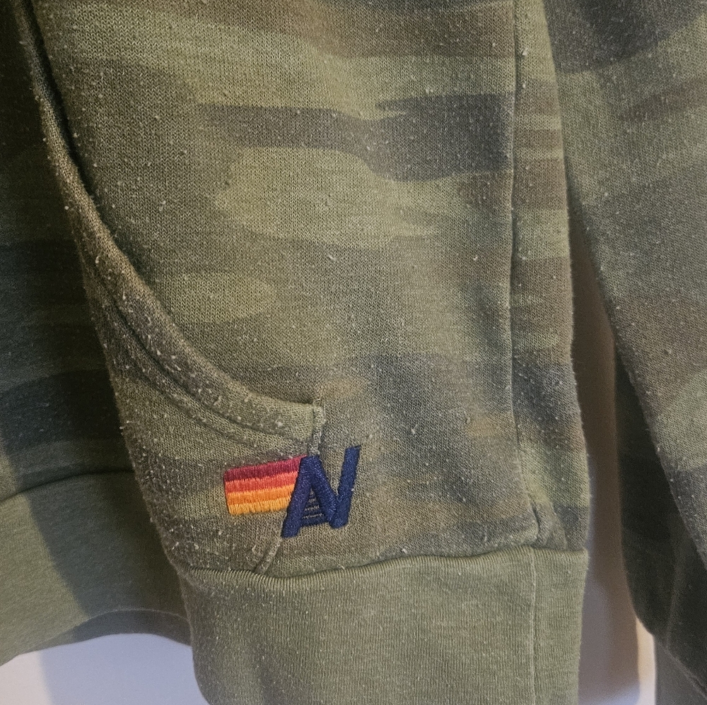 Aviator Nation Camo Pullover Hoodie – Size Large – Unisex - Picture 5 of 10